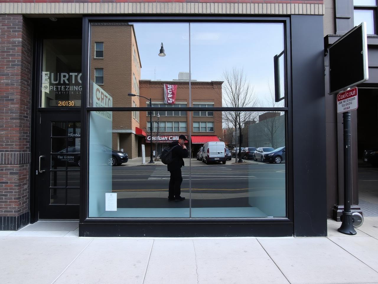 Wired safety glass installation — Chicago Glass Company