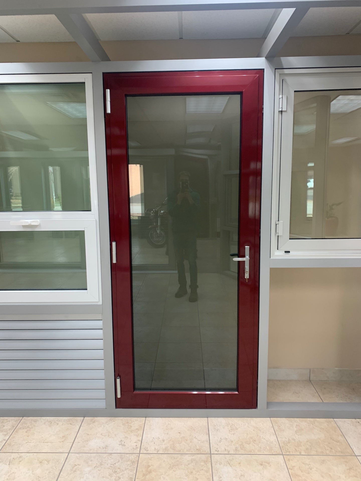 Bullet-resistant commercial entry door — Chicago Glass Company